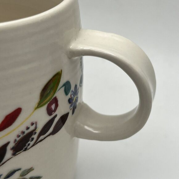 Anthropologie Starla Halfmann Letter C Floral Mug Cup Coffee Tea Petal Palette - Picture 8 of 12